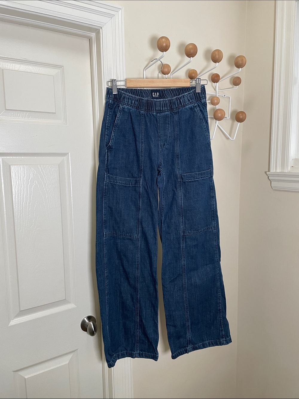 GAP - 90s Style Wide Legged Baggy Denim Jeans - Blue - XS or 28x28